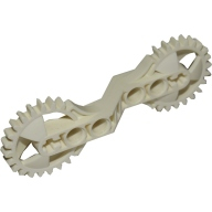 Lego technic rameno s ozubenými koly na koncích, bílá (4140500)